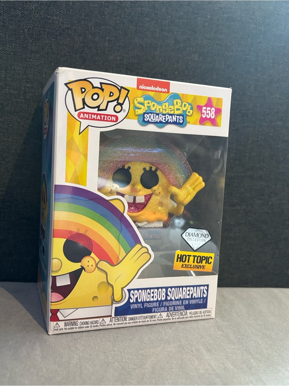 Funko Pop! SpongeBob SquarePants Diamond Collection Hot Topic Exclusive
